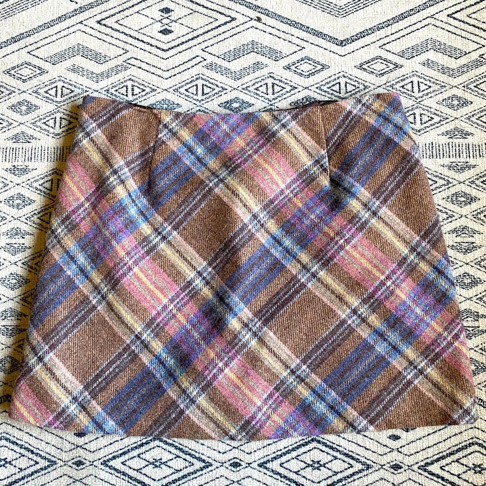 Plaid Miniskirt size 4